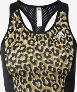 ADIDAS PERFORMANCE Low Support Bustier Sport Bh Dames Taupe / Donkerbeige