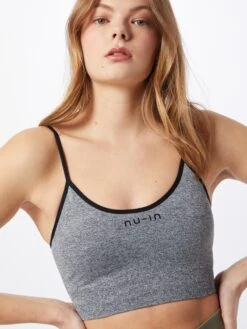 Low Support Bustier Sport Bh Dames Grijs Gemêleerd -Sportieve Outfit Winkel e81deb2690b3da65cbdb9ee3458a677b