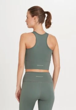 Endurance Medium Support Bustier Sport Bh Franza Dames Kaki -Sportieve Outfit Winkel e9615e29b4a25f9683a4423912977bb7