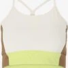 ATHLECIA Medium Support Bustier Sport Bh Sukey Dames Geel / Wit