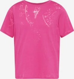 Functionele Shirts Functioneel Shirt Burnout Dames Pink / Oudroze