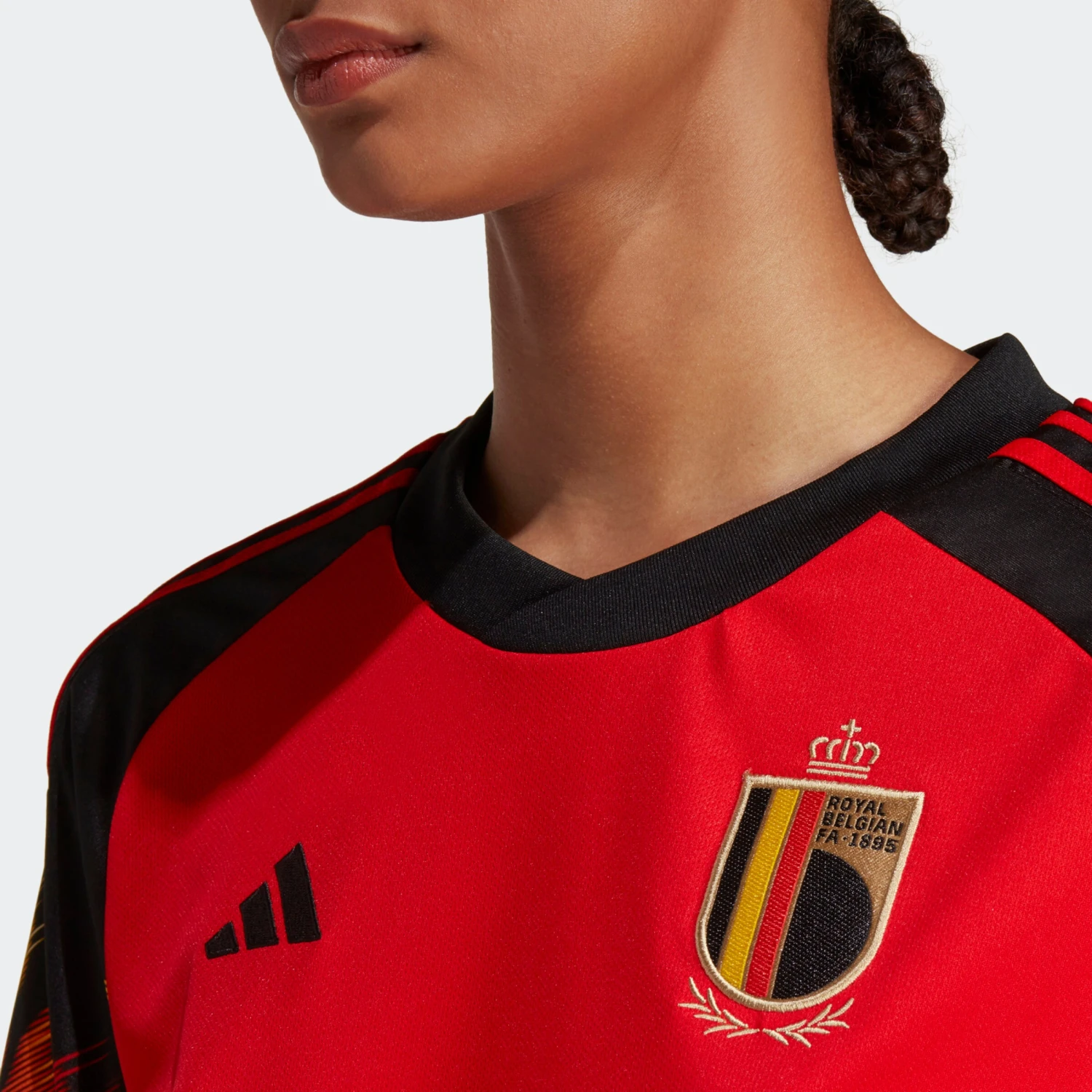 ADIDAS PERFORMANCE Trikots Tricot Belgien 22 Dames Rood 8 ADIDAS PERFORMANCE Trikots Tricot Belgien 22 Dames Rood - Afbeelding 6