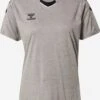 Hummel Functionele Shirts Tricot Dames Grijs Gemêleerd -Sportieve Outfit Winkel edf3bd053661b4631d1acb6eb0a8313a