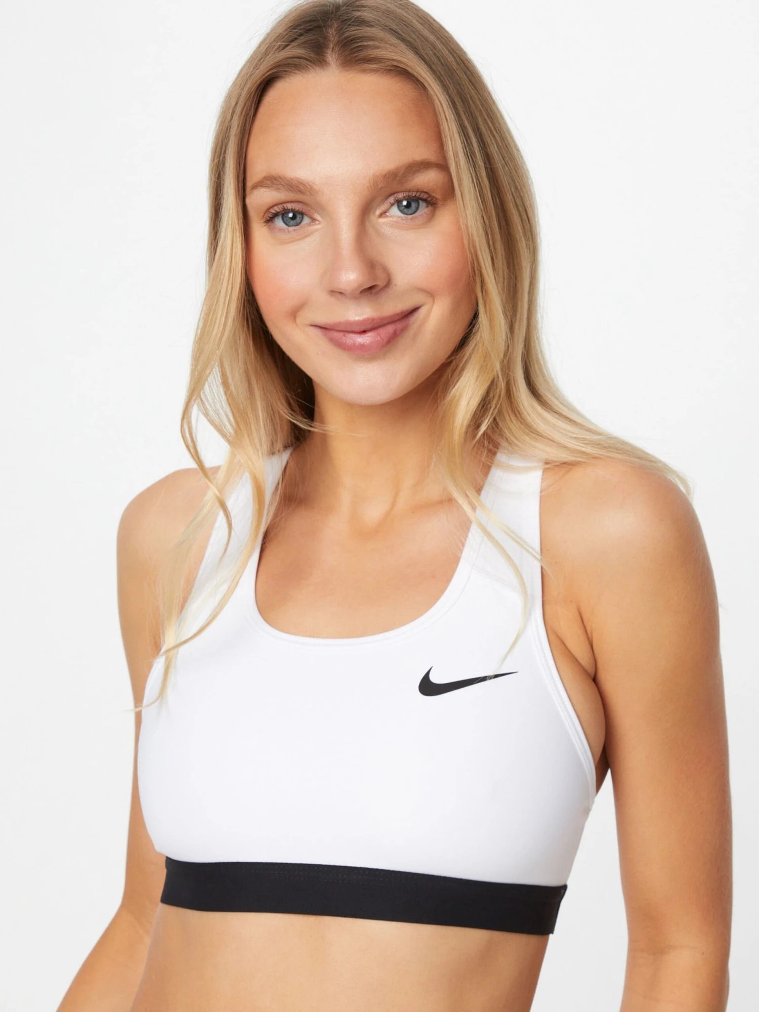Nike Medium Support Regular Sport Bh Dames Wit 4 Nike Medium Support Regular Sport Bh Dames Wit - Afbeelding 2