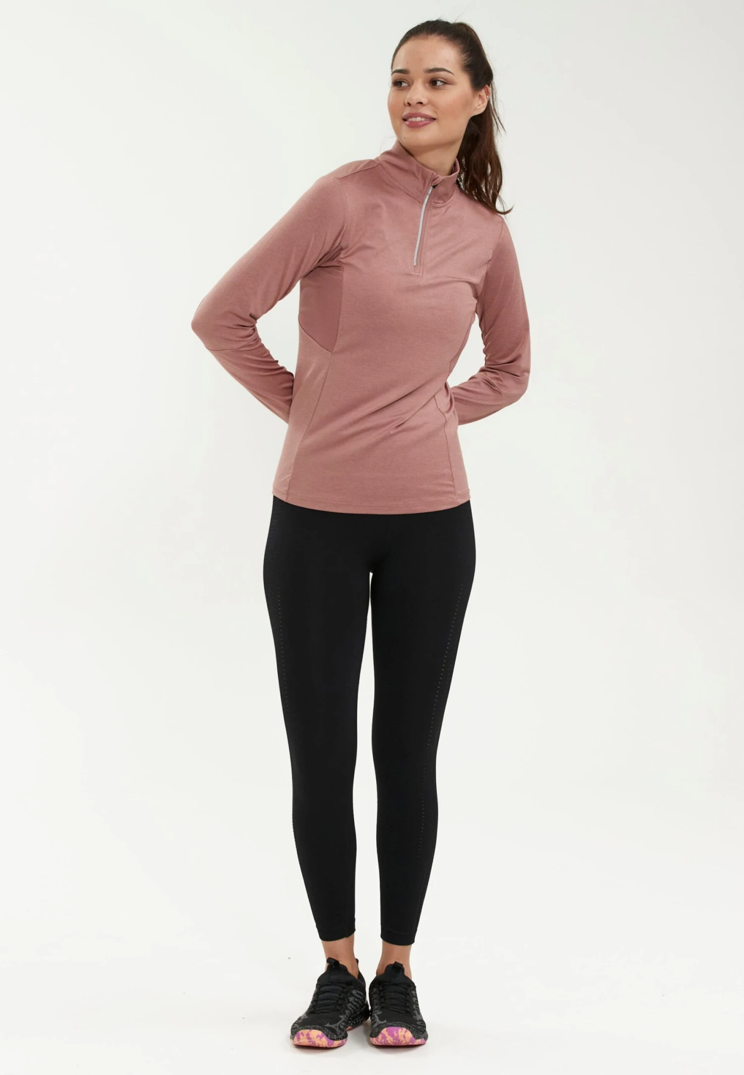Endurance Longsleeves Functioneel Shirt JOCEE W Midlayer Dames Pink 6 Endurance Longsleeves Functioneel Shirt JOCEE W Midlayer Dames Pink - Afbeelding 4
