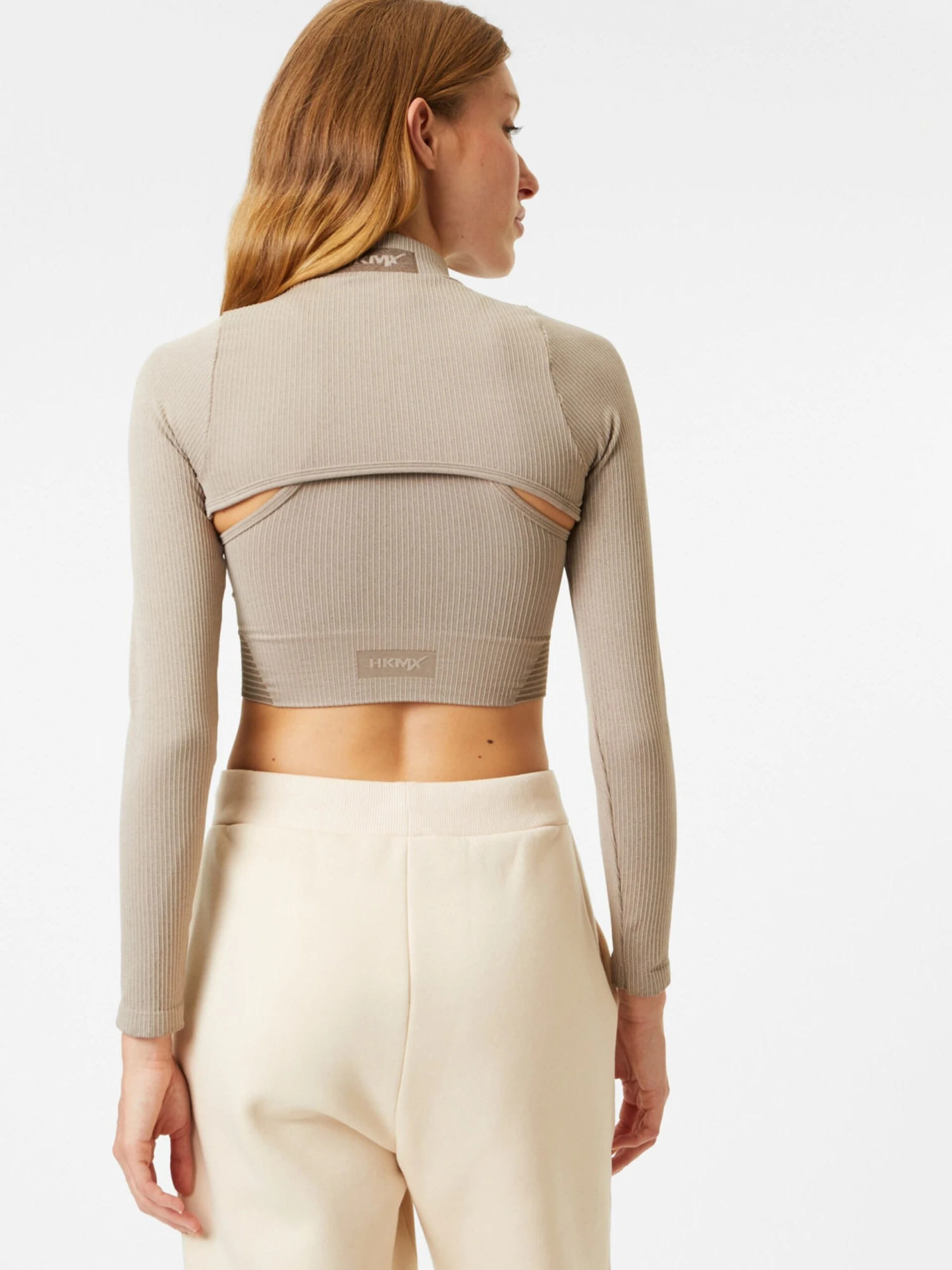 Longsleeves Functioneel Shirt Dynamic Dames Taupe 6 Longsleeves Functioneel Shirt Dynamic Dames Taupe - Afbeelding 4