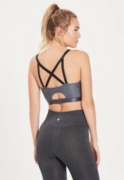 ATHLECIA High Support Bustier Sport Bh Peony Dames Antraciet / Donkergrijs 10 ATHLECIA High Support Bustier Sport Bh Peony Dames Antraciet / Donkergrijs -Sportieve Outfit Winkel f34425ded4c068245982570d585ff54b