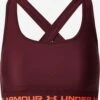 Under Armour Medium Support Bustier Sport Bh Dames Bordeaux