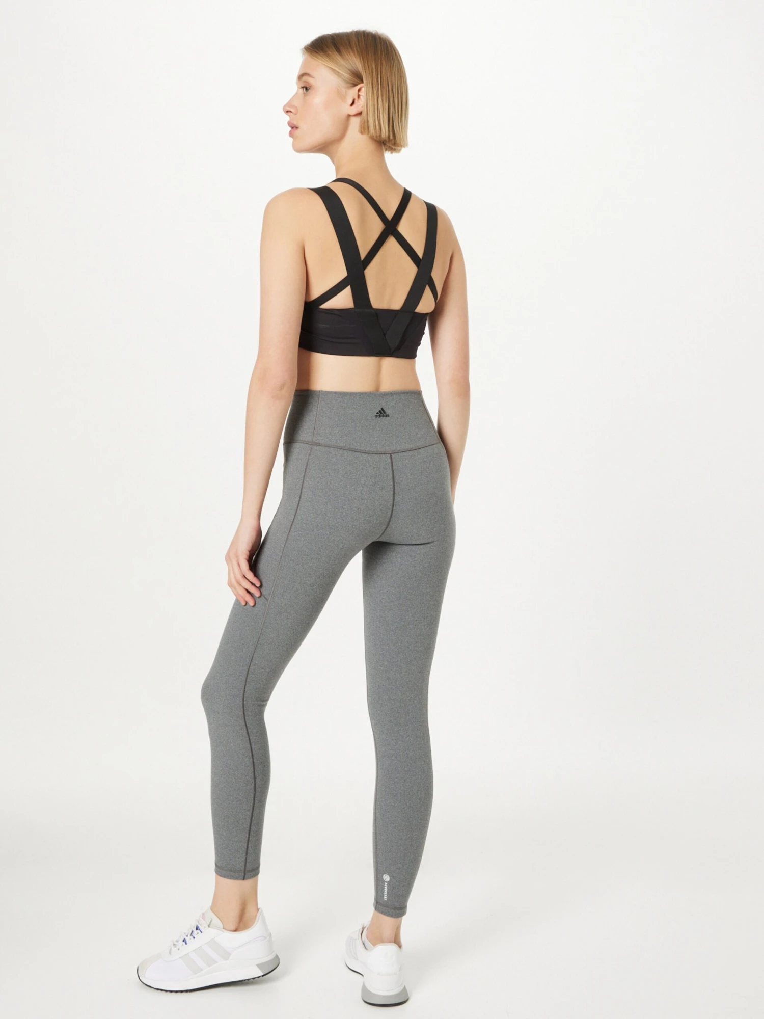 ADIDAS PERFORMANCE Sportleggings Skinny Sportbroek Dames Grijs Gemêleerd 5 ADIDAS PERFORMANCE Sportleggings Skinny Sportbroek Dames Grijs Gemêleerd - Afbeelding 3