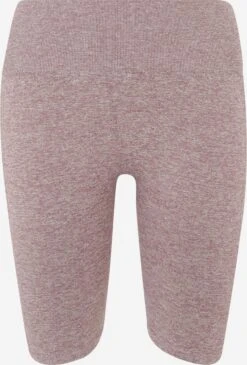 Endurance Shorts Skinny Sportbroek Dames Bruin Gemêleerd