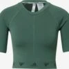 Adidas Sportswear Functionele Shirts Functioneel Shirt Dames Kaki