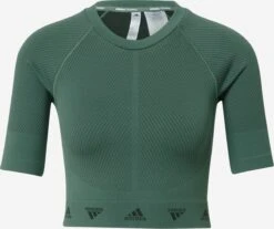Adidas Sportswear Functionele Shirts Functioneel Shirt Dames Kaki