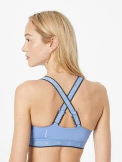 ADIDAS PERFORMANCE Medium Support Bustier Sport Bh Dames Lichtblauw -Sportieve Outfit Winkel f80fddd97df65bdc576c10a9fe3b3008
