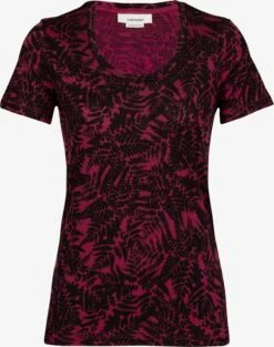 Icebreaker Functionele Shirts Functioneel Shirt Dames Lila