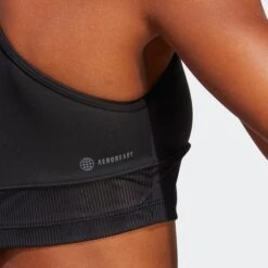 ADIDAS PERFORMANCE Sporttops Bustier Sporttop Dames Zwart -Sportieve Outfit Winkel f9989749d76a6bf977f2f44c25ff5409