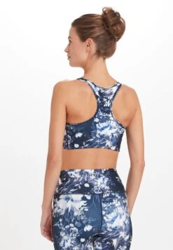 Endurance Medium Support Bustier Sport Bh Summer Dames Blauw -Sportieve Outfit Winkel fa3185f0b194e461877e54fde39c44b8