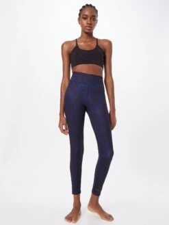 Sportleggings Skinny Sportbroek Dames Donkerblauw -Sportieve Outfit Winkel fae8c052d00ebd4c6b33e9df35b108db