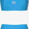 Arena Bikinis Bustier Sportbikini Dames Blauw / Azuur -Sportieve Outfit Winkel fbf5774d016bb7938bf42b3a72da9825