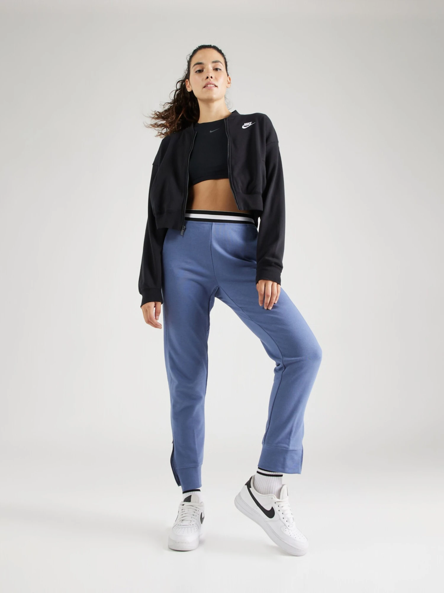 Nike Sweatpants Tapered Sportbroek Dames Navy / Duifblauw 7 Nike Sweatpants Tapered Sportbroek Dames Navy / Duifblauw - Afbeelding 5