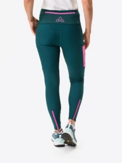 VAUDE Sportleggings Skinny Outdoorbroek Elope Dames Blauw -Sportieve Outfit Winkel fe6e756c2d253fc0bed48a90120fa33b