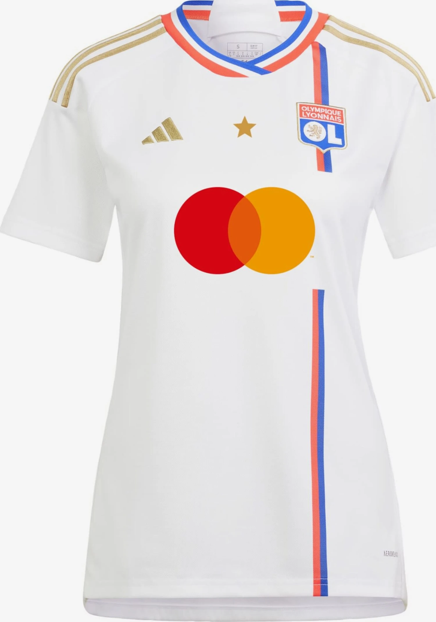 ADIDAS PERFORMANCE T-shirts Tricot Olympique Lyon 23/24 Dames Wit 3 ADIDAS PERFORMANCE T-shirts Tricot Olympique Lyon 23/24 Dames Wit